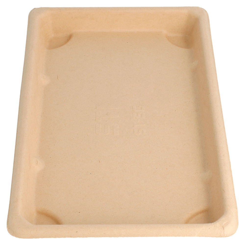 212.96-SCATOLE SUSHI 'BIONIC' 21,3x13,3x1,5 CM NATURALE BAGASSA (50 u.)