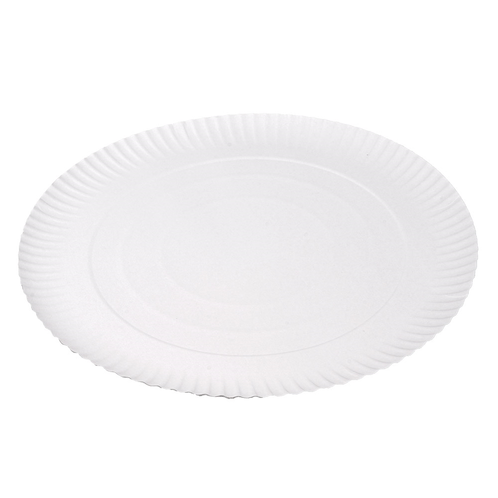320.47-VASSOI GOFFRATI PASTICCERIA 500 G/M2 Ø 32 CM BIANCO CARTONE (50 u.)