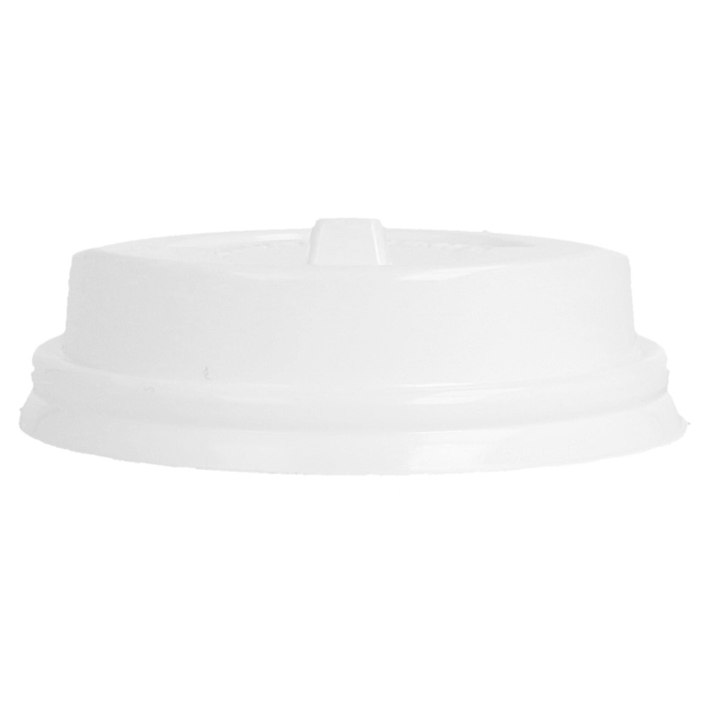 222.01-COPERCHIO ALTO PER BICCHIERI 120 ML BIANCO PS (100 u.)