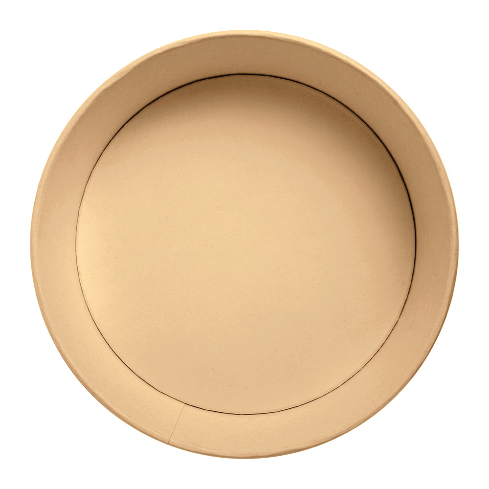 258.95-INSALATIERI 950 ML 300 + 18 PE G/M2 Ø 18,7/16,5x5,4 CM NATURALE KRAFT (50 u.)