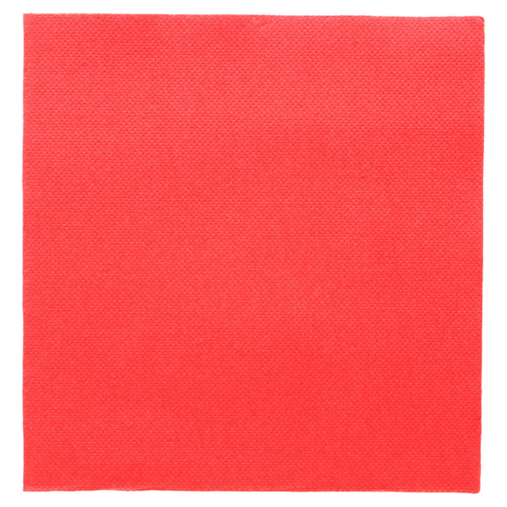 166.42-TOVAGLIOLI ECOLABEL 'DOUBLE POINT' 18 G/M2 33x33 CM ROSSO TISSUE (50 u.)