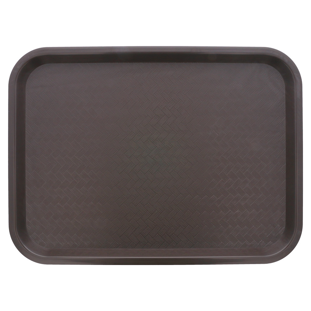 132.45-VASSOIO FAST FOOD 30,4x41,4x1,8 CM CIOCCOLATO PP