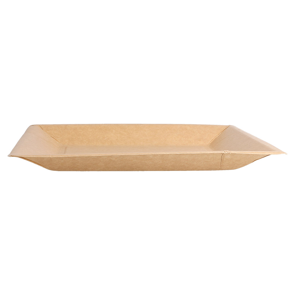 252.11-PIATTI QUADRATO LACCATI 255 G/M2 18x18 CM NATURALE CARTONE (50 u.)
