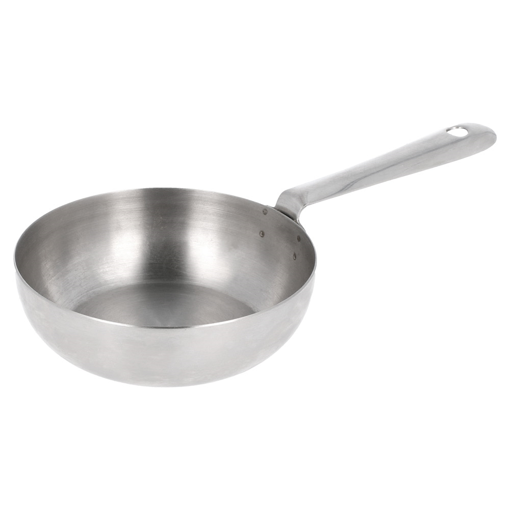 198.92-MINI PADELLA 'ARTINOX' Ø 10x3 CM ARGENTO ACCIAIO INOX (1 u.)