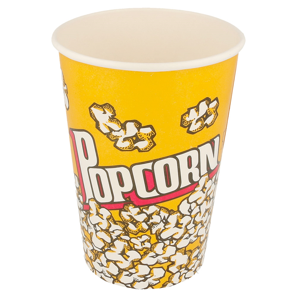 178.59-RECIPIENTI PER POPCORN 1380 ML 230 +20 PE G/M2 Ø 12/8,8x17,5 CM CARTONE (25 u.)
