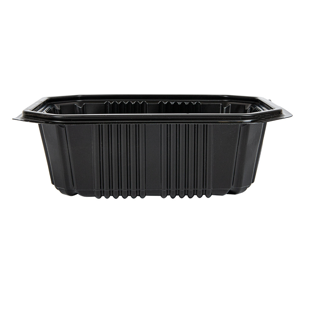 262.66-RECIPIENTI 1000 ML 19,4x16,4x6,4 CM NERO PP (50 u.)