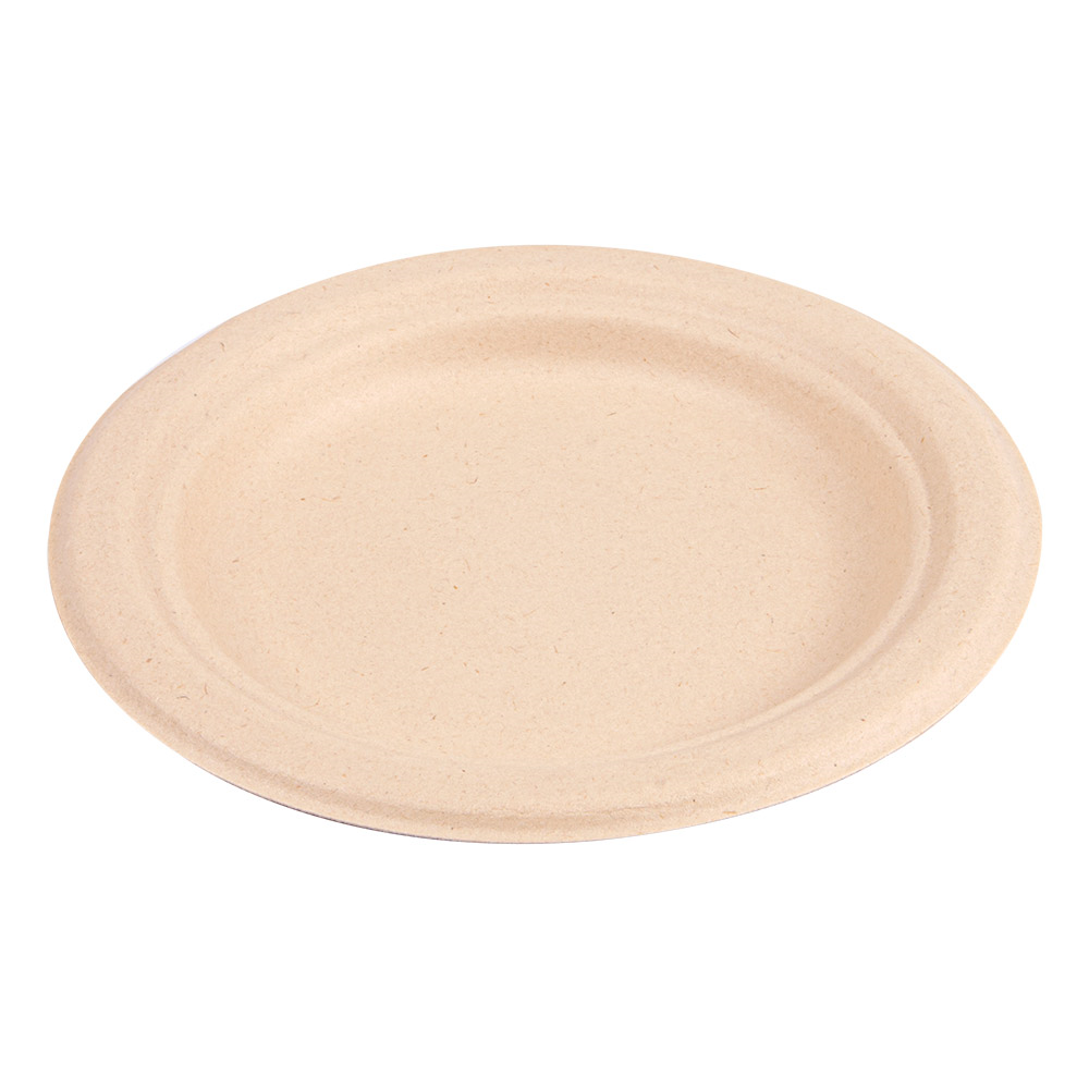 207.33-PIATTI BIONIC Ø 15,5x1,4 CM NATURALE BAGASSA (50 u.)