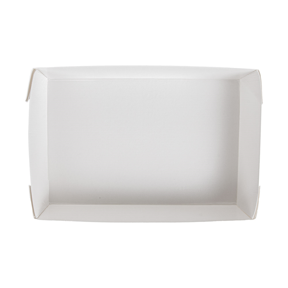 255.98-SCATOLINE+COPERCHI CON FINESTRA 'THEPACK' 1300 ML 21x14x5 CM BIANCO CARTÓN NANO-MICRO + PP + OPP (25 u.)