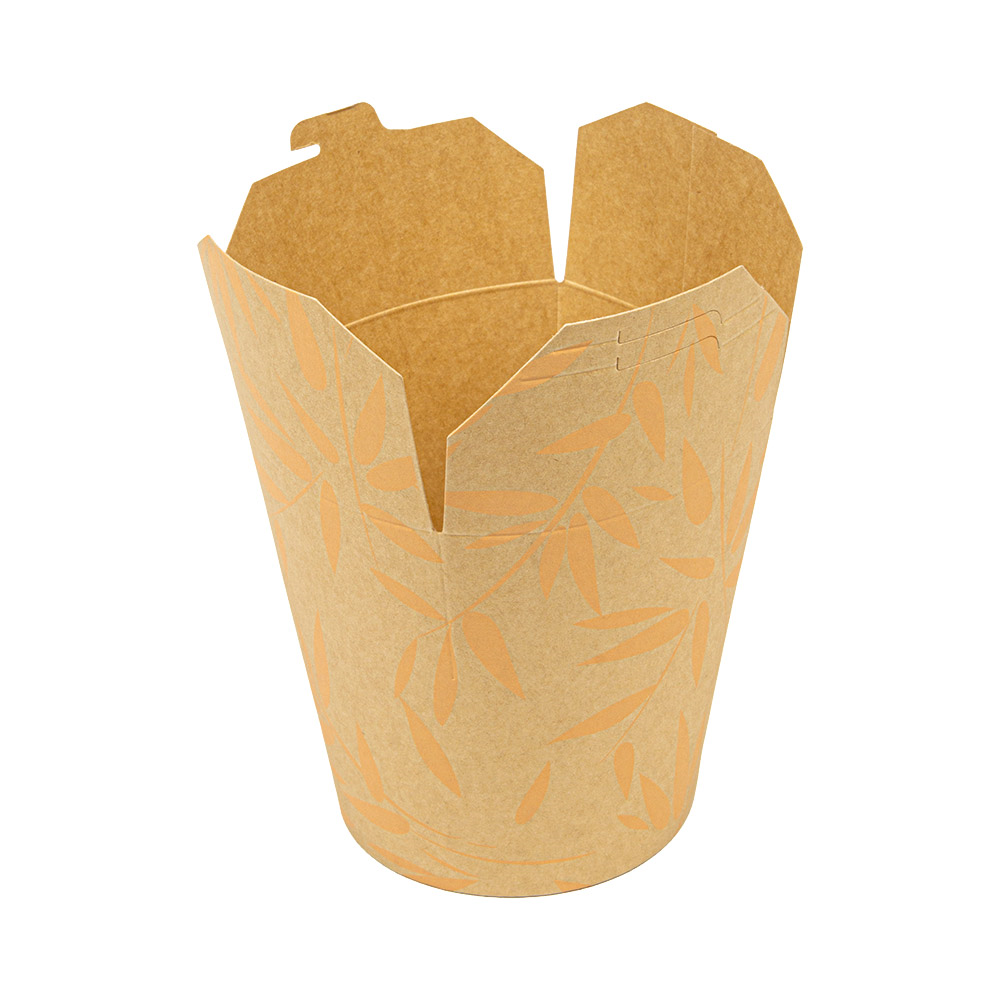 281.42-RICIPIENTI MULTIUSO PER MICROONDE 'FEEL GREEN' 960 ML 280 +18 PE G/M2 Ø9,3x11,5 CM MARRONE CARTONE (50 u.)
