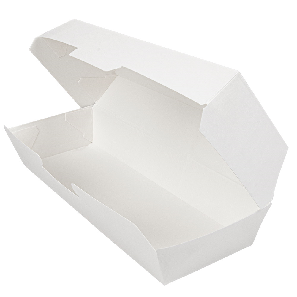 234.26-VASCHETTE "HOT DOG" 'THEPACK' 23,2x9x6,3 CM BIANCO CARTONE NANO-MICRO (50 u.)