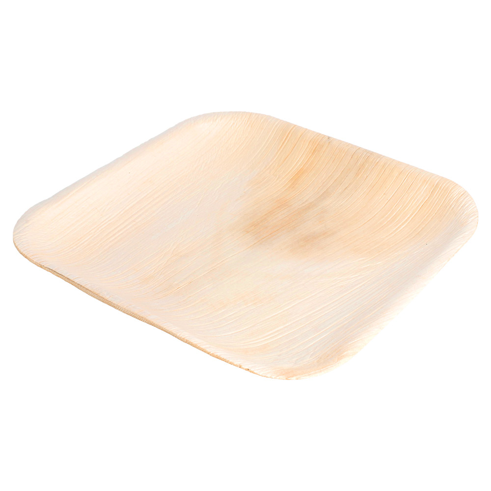 189.32-PIATTI QUADRATE 'ARECA' 18x18x1,5 CM NATURALE ARECA (25 u.)