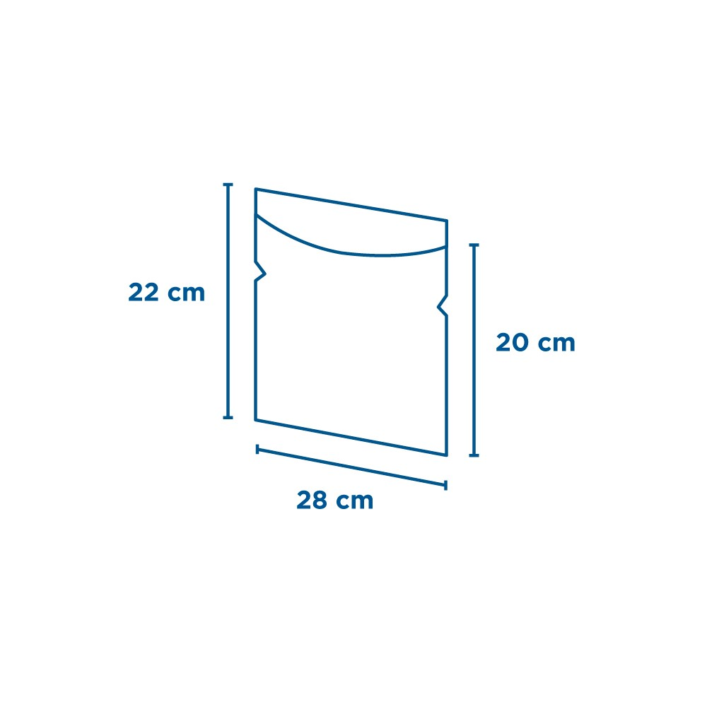 176.07-BUSTE CON FINESTRA DELI PACK 35 G/M2 + 13 PP 28x22/20 CM NATURALE KRAFT (500 u.)
