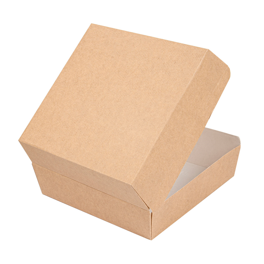 234.13-SCATOLE HAMBURGER 'THEPACK' 14,2x13,7x6,1 CM (L) NATURALE CARTONE NANO-MICRO (50 u.)