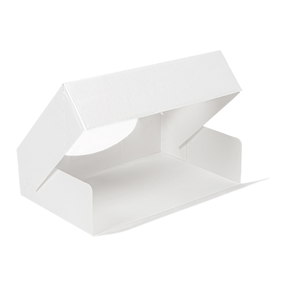 253.42-CONTENITORI SUSHI+FINESTRA 'THEPACK' 17,5x12x4,5 CM BIANCO CARTONE NANO-MICRO + OPP (50 u.)