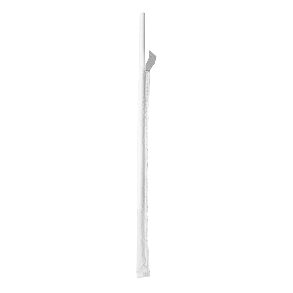 227.93-CANUCCE DRITTE IMBUSTATE BIANCHE 'PAPER' Ø0,60x20 CM BIANCO CARTA (250 u.)