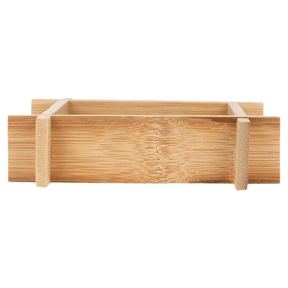 180.37-20 MINI CONTENITORI 'BAMBOO' 12x12x3 CM NATURALE BAMBÙ