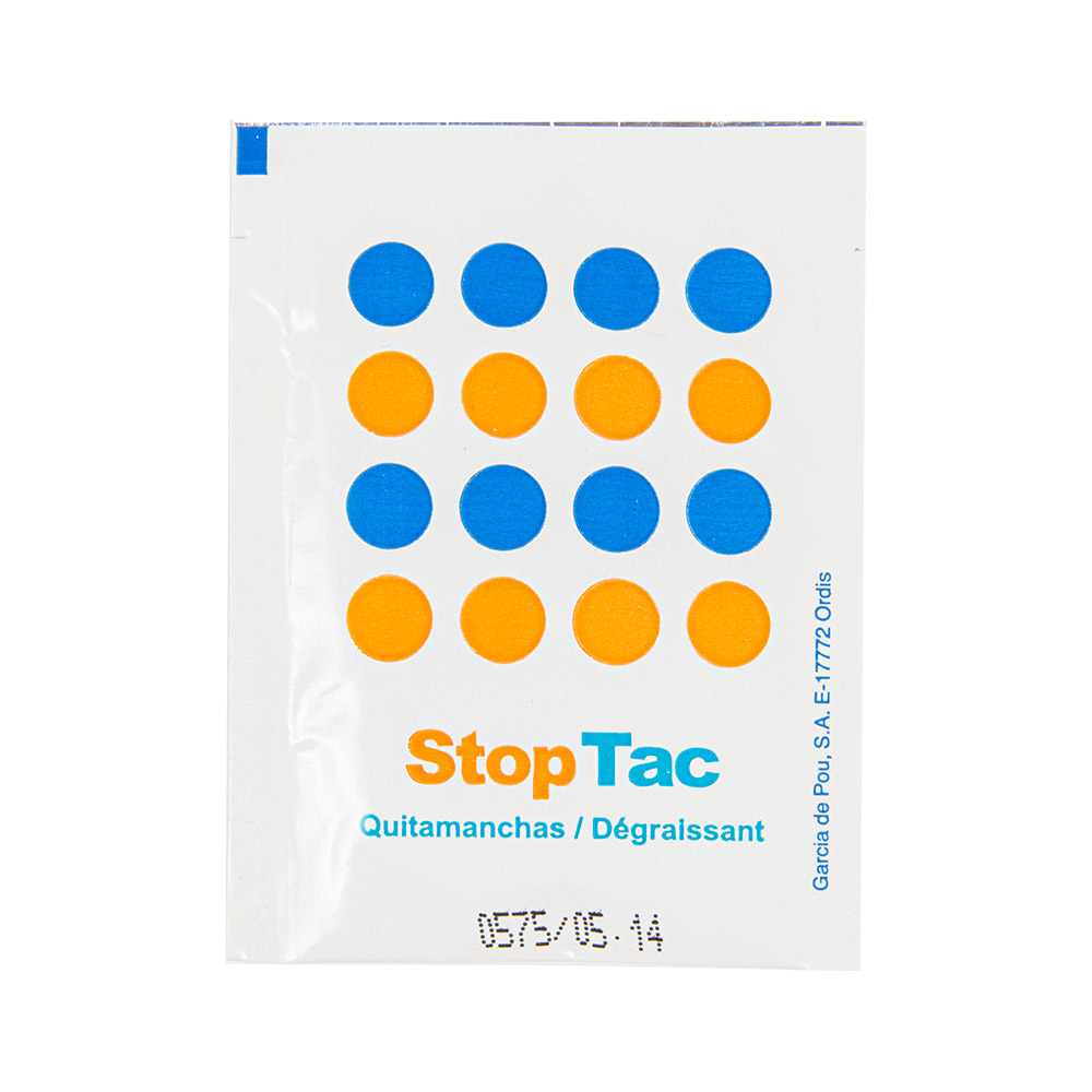 110.79-SALVIETTE "ELIMINAMACCHIE" STOPTAC 6x8 CM BIANCO CELLULOSA (500 u.)
