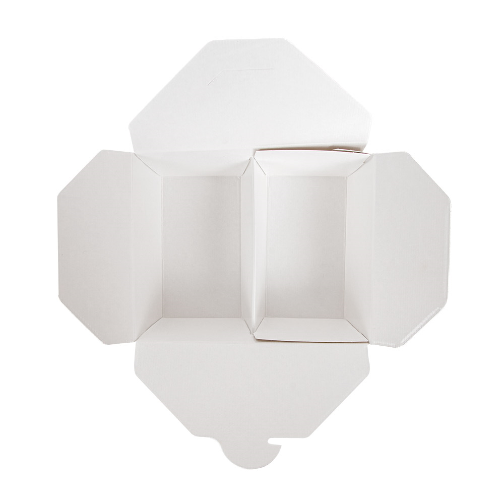 258.46-SCATOLE AMERICANE 2 SCOMPARTI 'THEPACK' 675 + 6 75 ML 15,2x12,1x6,5 CM NATURALE CARTONE NANO-MICRO + PP (50 u.)