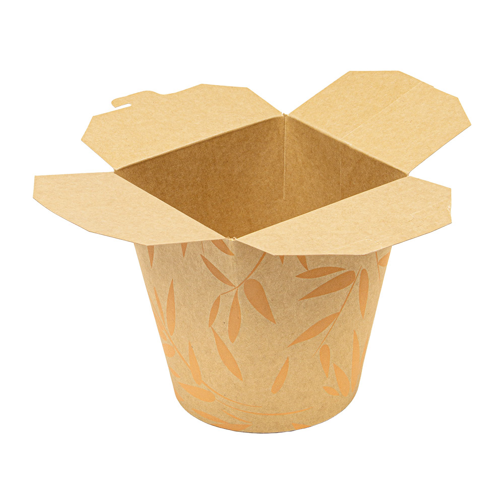281.42-RICIPIENTI MULTIUSO PER MICROONDE 'FEEL GREEN' 960 ML 280 +18 PE G/M2 Ø9,3x11,5 CM MARRONE CARTONE (50 u.)