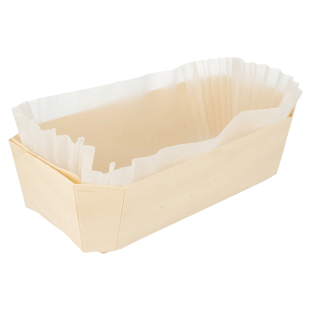 154.95-CONI + STAMPI IN SILICONE 'WOOD' 1450 ML 23x13x7 CM NATURALE LEGNO (25 u.)