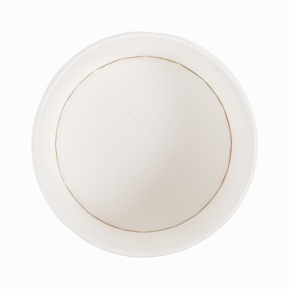 269.78-CONTENITORI GELATI AMALFI 150 ML 250 + 18 PE G/M2 Ø8,5x4,5 CM BIANCO CARTONE (50 u.)