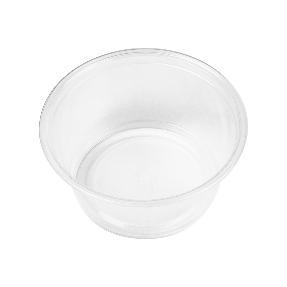 130.11-TERRINA PICCOLA PER MICROONDE 100 ML Ø7,4x3,5 CM TRASPARENTE PP (125 u.)