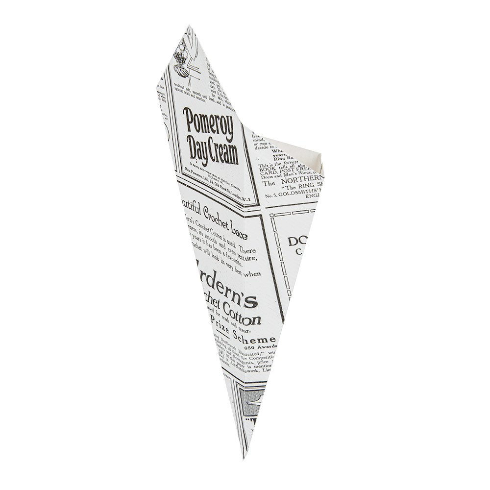 234.43-CONI PER FRITTI 'THEPACK' TIMES 100 G 12,8x21,7 CM BIANCO CARTONE NANO-MICRO (200 u.)