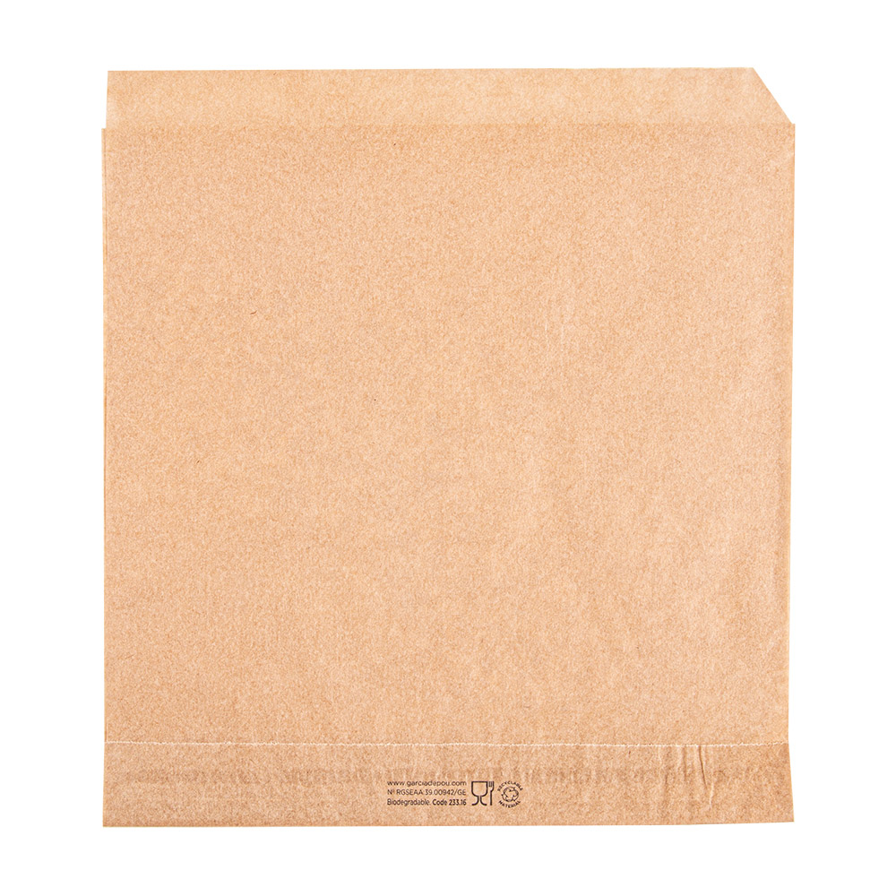 233.16-CARTA ANTIGRASSO APERTO 2 LATI FAST FOOD 34 G/M2 16x16,5 CM NATURALE PERGAMANA ANTIGRASSI (500 u.)