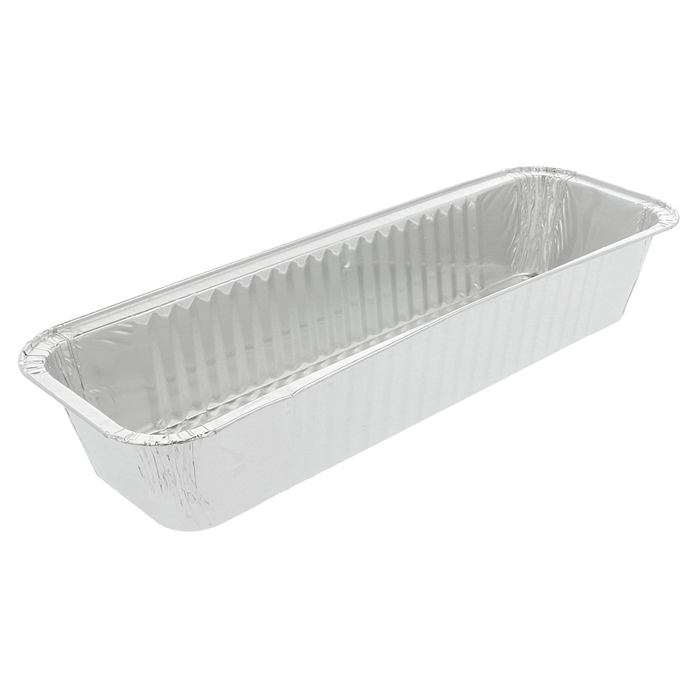 135.56-VASCHETTA PLUM CAKE 1070 ML 31x10,3x5 CM ALLUMINIO (100 u.)