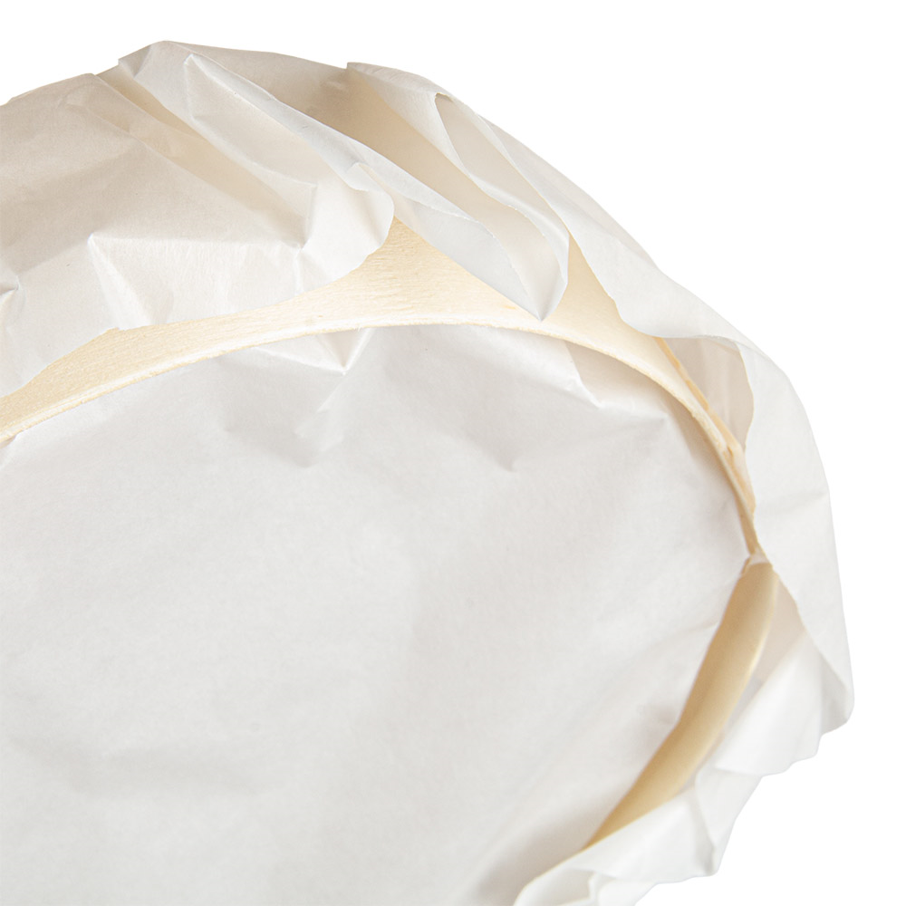 280.53-ANELLO DA FORNO CON CARTA 'WOOD' 700 ML Ø 16x3,5 CM NATURALE LEGNO (10 u.)