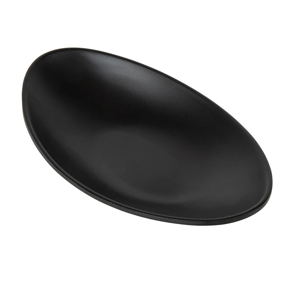 262.25-CIOTOLE OVALI ASAMI WARE 18,2x10,1x3 CM NERO MELAMINA (1 u.)