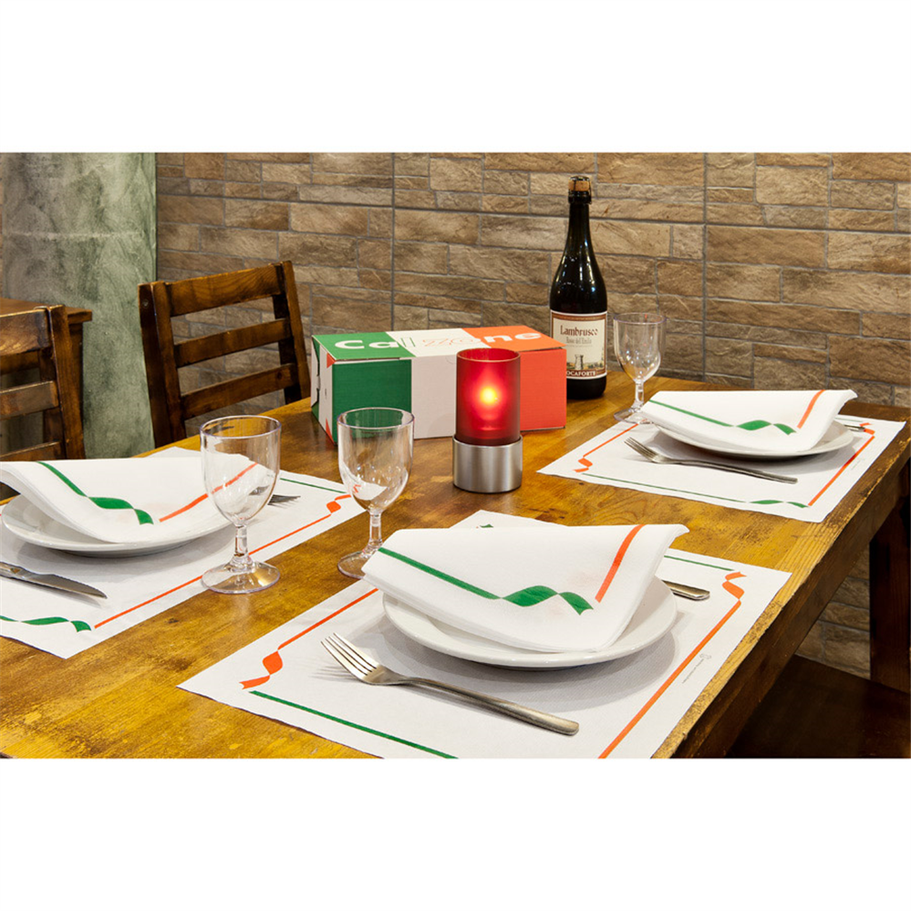 106.21-TOVAGLIETTE TRATTORIA 48 G/M2 31x43 CM BIANCO CELLULOSA (500 u.)