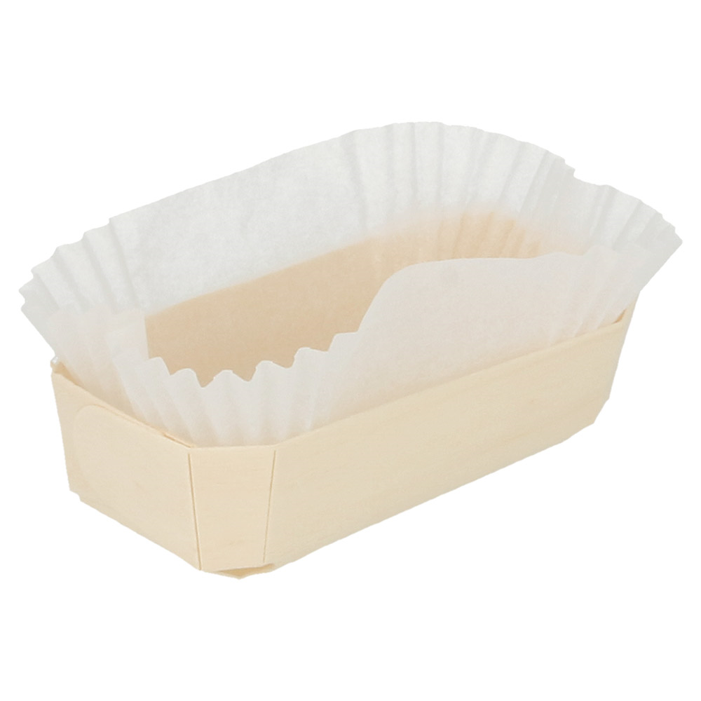 154.96-CONI + STAMPI IN SILICONE 'WOOD' 150 ML 12x6x3,5 CM NATURALE LEGNO (25 u.)