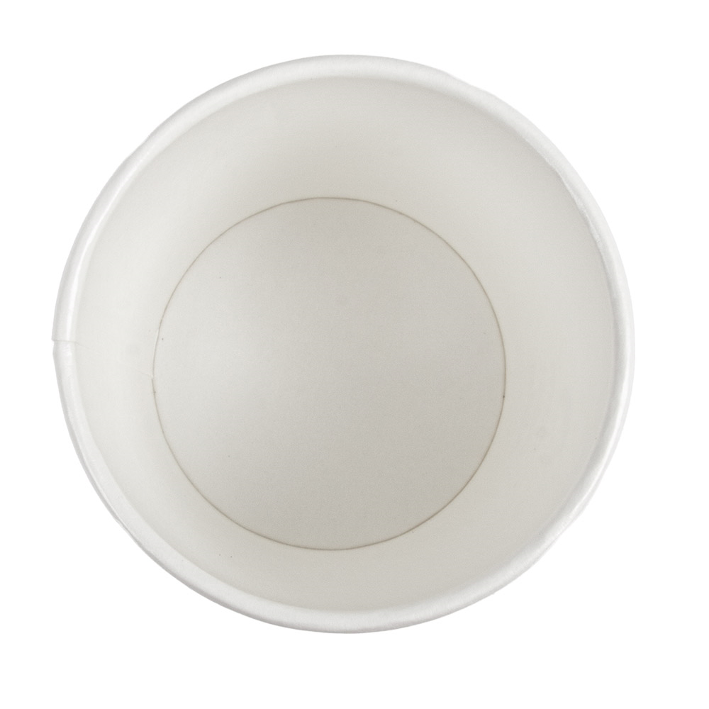 270.96-BICCHIERI BEVANDE FREDDE E CALDE 1 PARETE 'COMPOSTABLE GRADIENT' 120 ML - 4 oz 230 G/M2 Ø6,3/4,5x6 CM BIANCO CARTONE (50 u.)