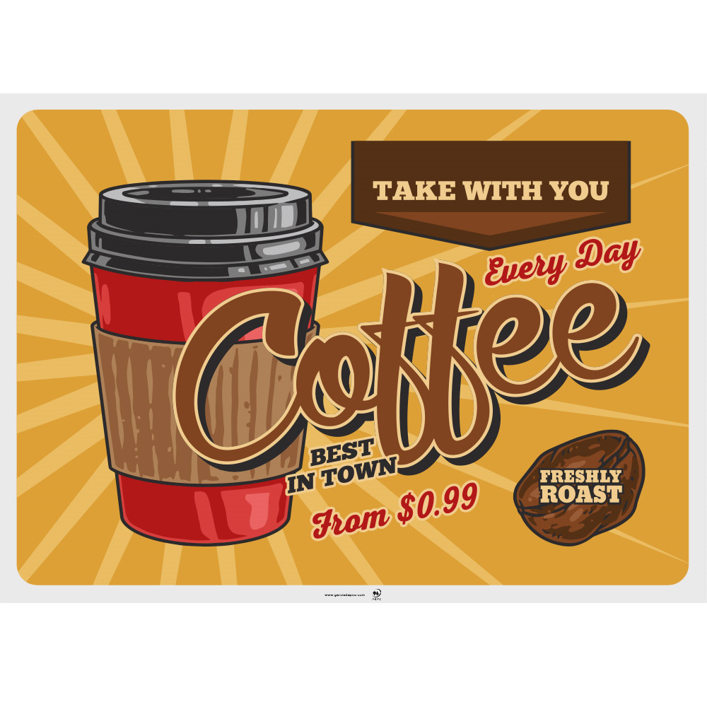 275.14-TOVAGLIETTE VINTAGE - COFFEE 70 G/M2 31x43 CM QUATRICOMIA CELLULOSA (500 u.)