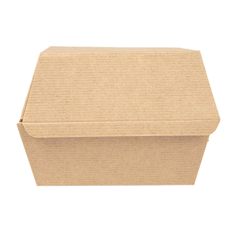 234.17-SCATOLE HAMBURGER 'THEPACK' 220 G/M2 14,4x13,6x9,2 CM (L+) NATURALE CARTONE NANO-MICRO (50 u.)