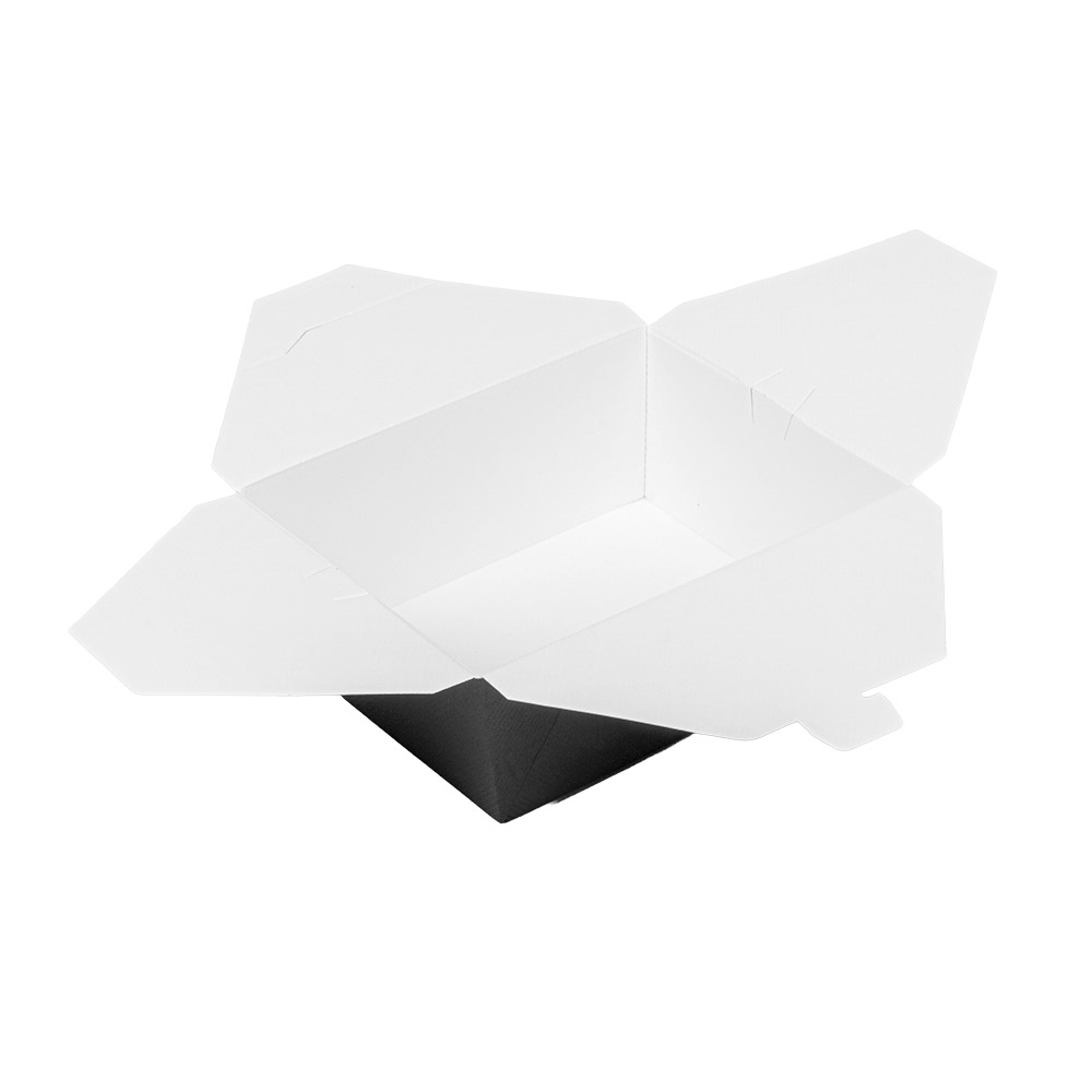 234.58-SCATOLE AMERICANE PER MICROONDE 'THEPACK' 1350 ML 15,2x12,1x6,5 CM NERO CARTONE NANO-MICRO + PP (50 u.)