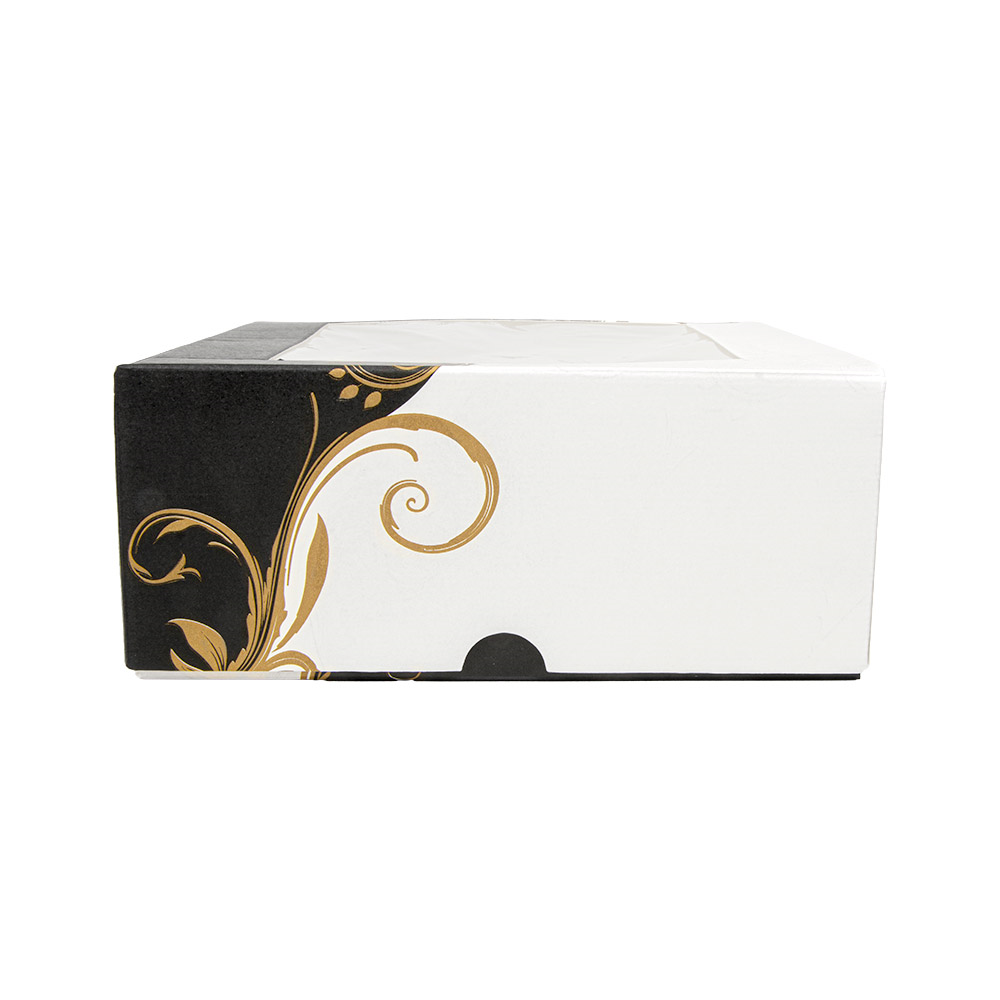 204.69-SCATOLE PER PASTICCERIA CON FINESTRA 'THEPACK' CLASSIC 18x18x7,5 CM BIANCO CARTONE NANO-MICRO (50 u.)