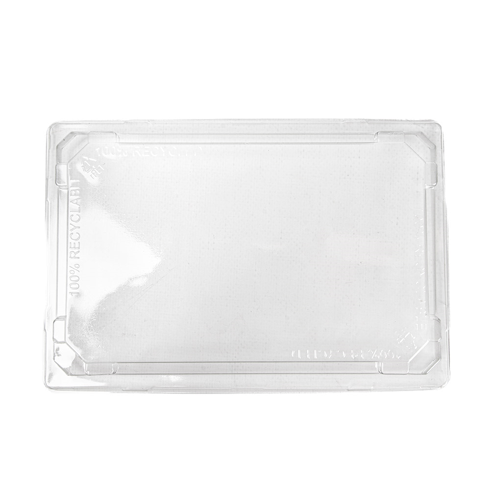 268.01-COPERCHIO 268.00 23,3x15,8x3 CM TRASPARENTE RPET (70 u.)