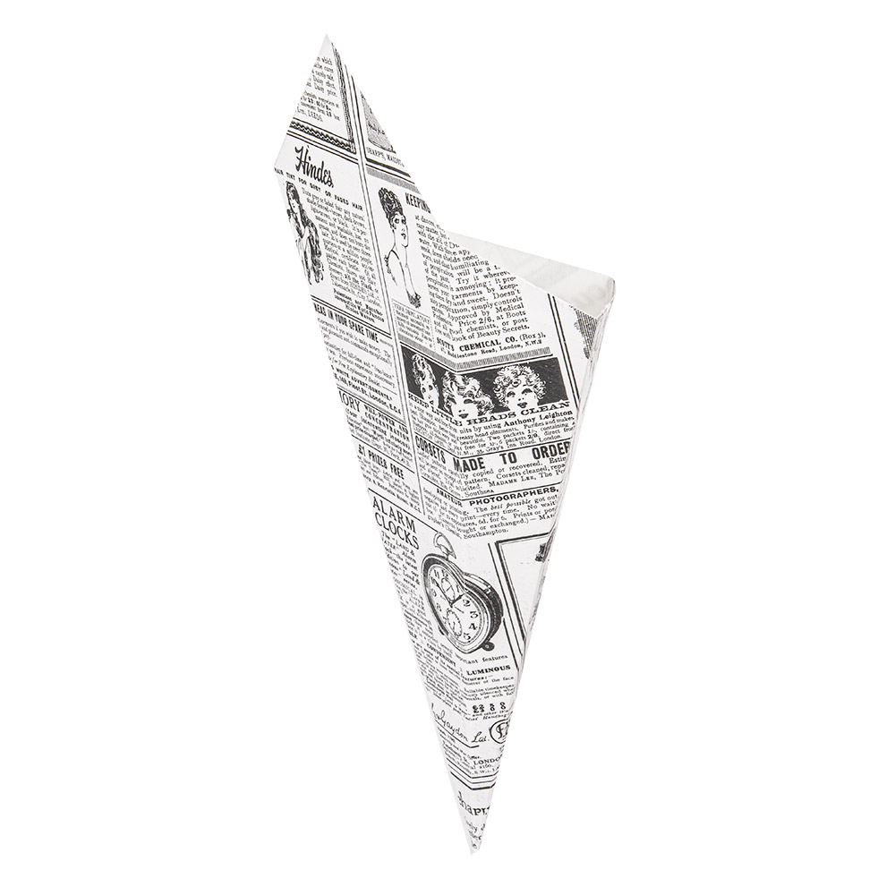 234.45-CONI PER FRITTI 'THEPACK' TIMES 250 G 15,7x26,8 CM BIANCO CARTONE NANO-MICRO (200 u.)