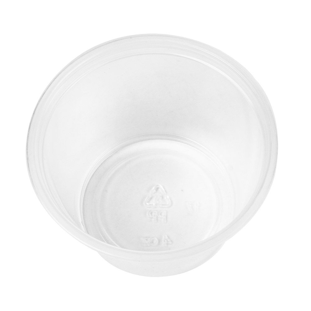 130.12-TERRINA PICCOLA PER MICROONDE 120 ML Ø7,4x4,6 CM TRASPARENTE PP (125 u.)