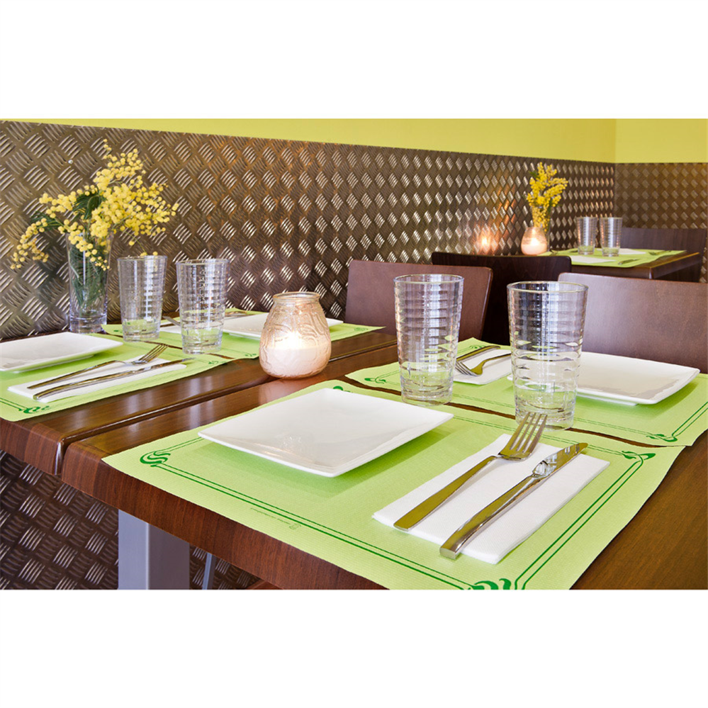 132.25-TOVAGLIETTE 48 G/M2 31x43 CM VERDE ANICE CELLULOSA (500 u.)