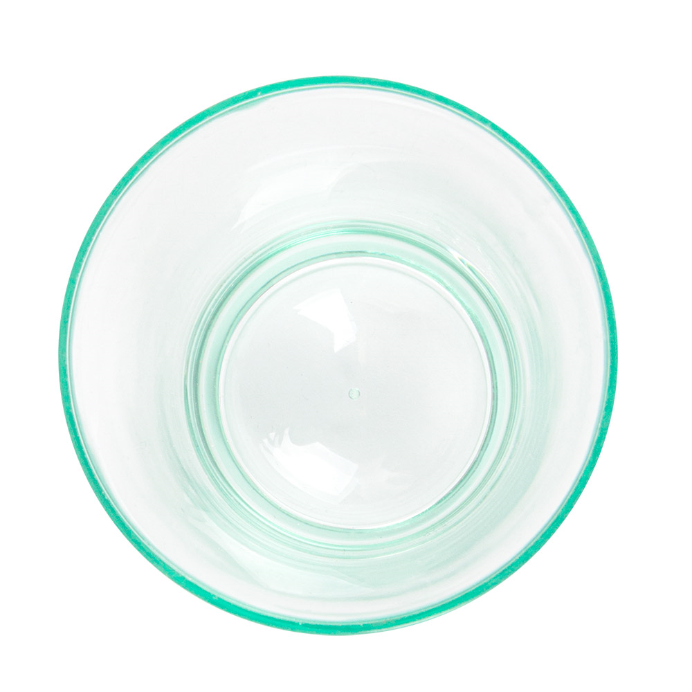 130.17-CONTENITORI APERITIVO MINI 60 ML Ø 5,1x6,5 CM VERDE ACQUA PS (12 u.)