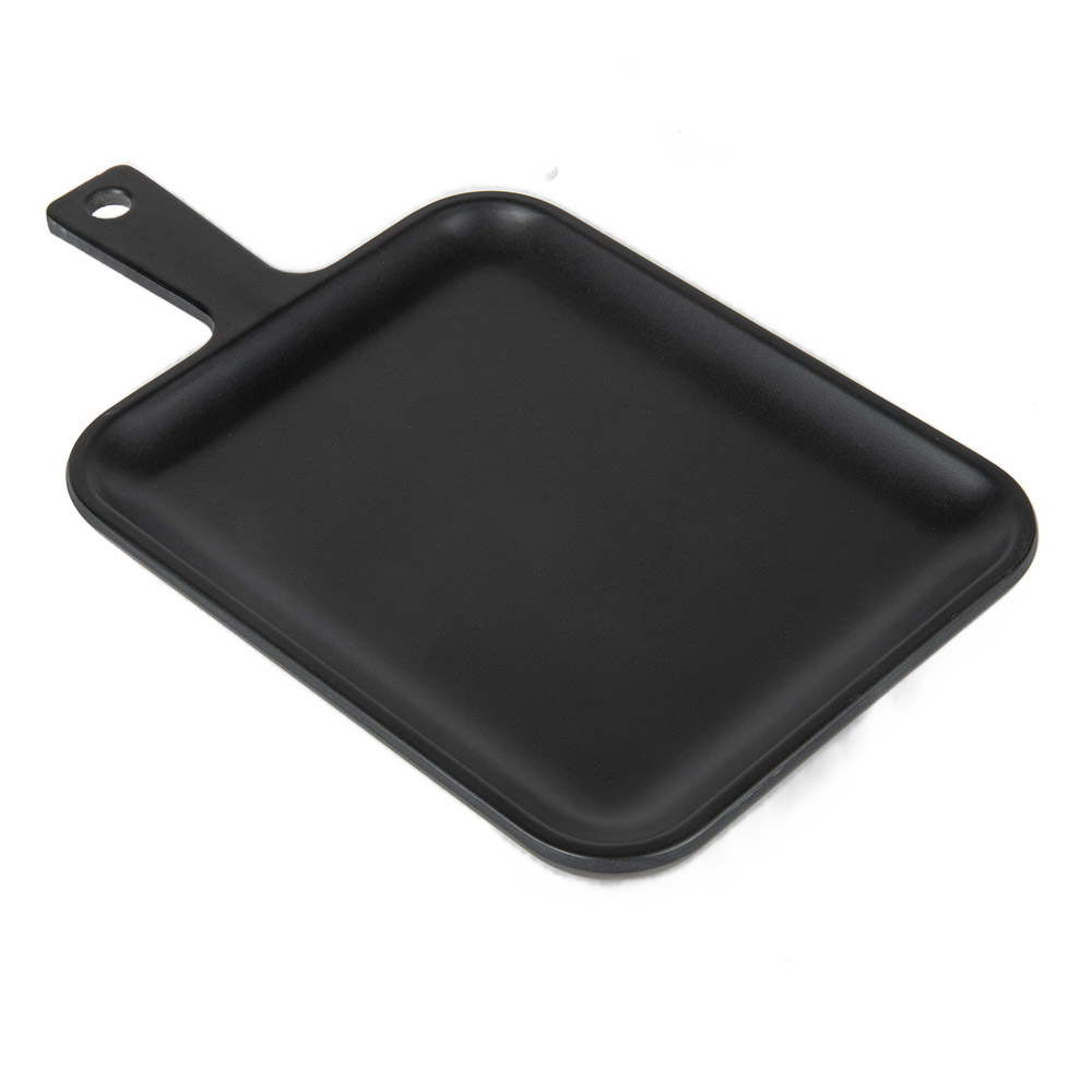 262.29-VASSOIO LUSSO PRESENTAZIONE ASAMI WARE 24x14,2x1,5 CM NERO MELAMINA (1 u.)