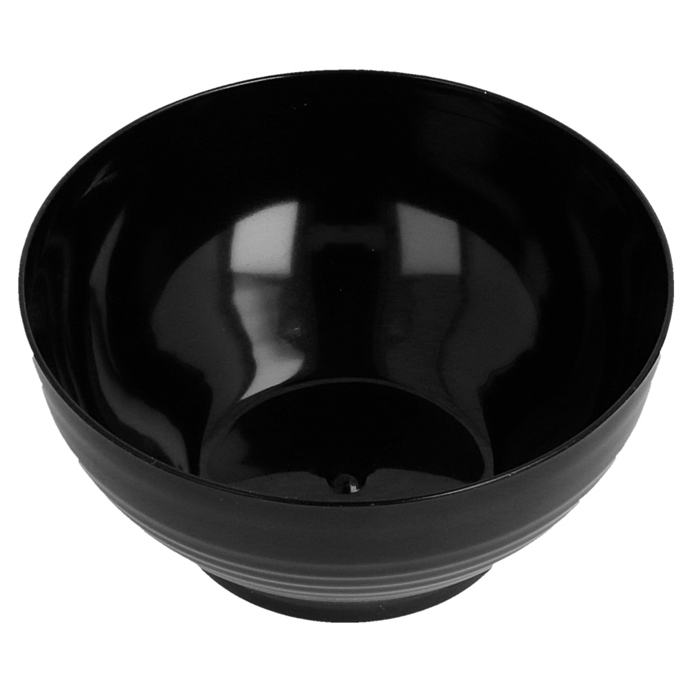 129.88-CONTENITORI APERITIVO CIOTOLA 83 ML Ø 7,2x3,5 CM NERO PS (30 u.)