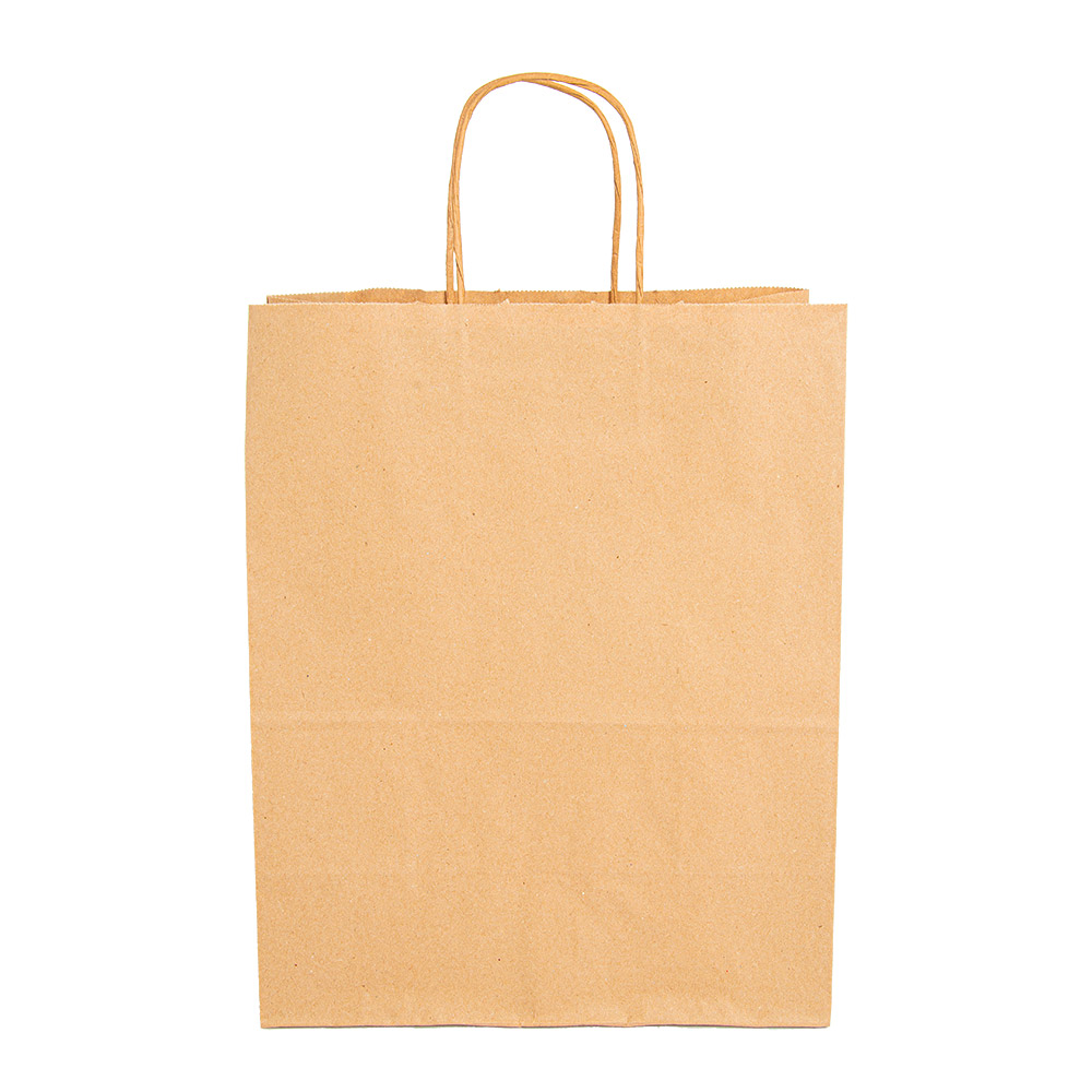109.20-SACCHETTI SOS CON MANICI 80 G/M2 26+14x32 CM NATURALE KRAFT (250 u.)