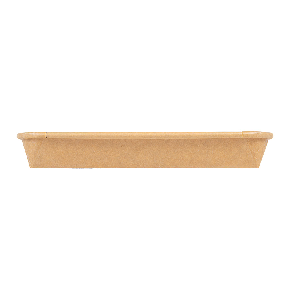 268.88-RECIPIENTI PER "SUSHI" 20PE + 280 +16PE G/M2 18,5x12,9x2,4 CM NATURALE KRAFT (50 u.)