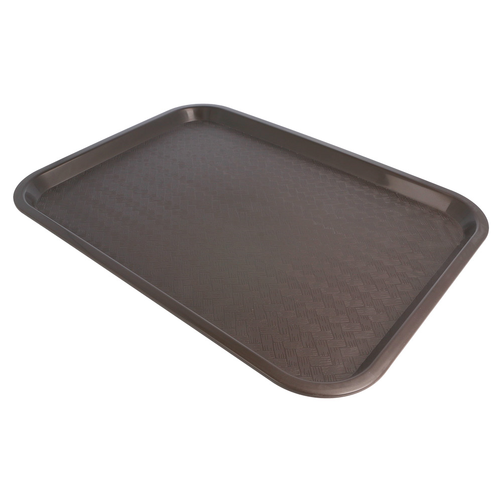 132.45-VASSOIO FAST FOOD 30,4x41,4x1,8 CM CIOCCOLATO PP
