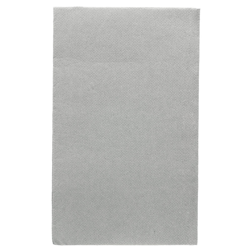 153.41-TOVAGLIOLI ECOLABEL P.1/6 'DOUBLE POINT' 18 G/M2 33x40 CM GRIGIO TISSUE (50 u.)