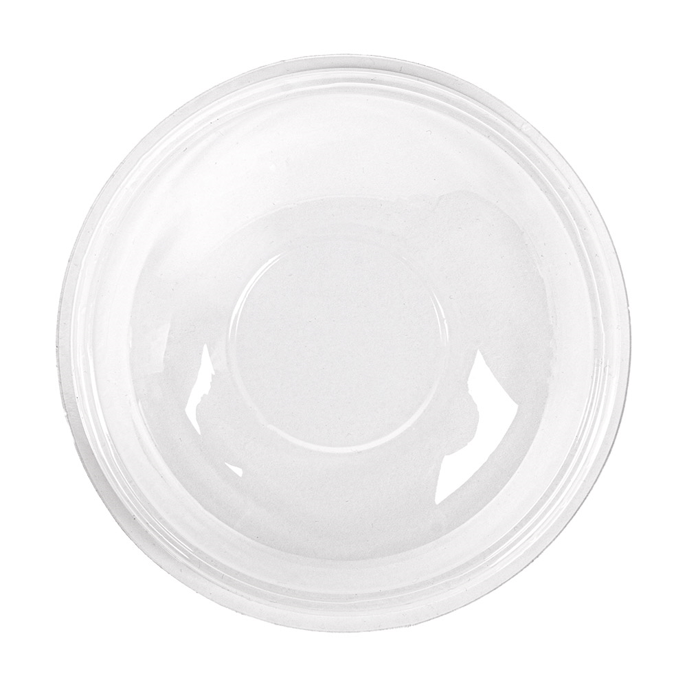 231.41-COPERCHI A CUPOLA A SENZA FORO PER 224.02 Ø 9,5x4,4 CM TRASPARENTE PLA (50 u.)